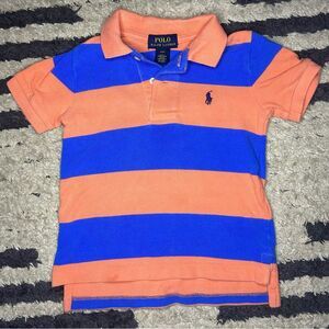 Polo Ralph Lauren 100% cotton striped collared shirt toddler boys size 2T